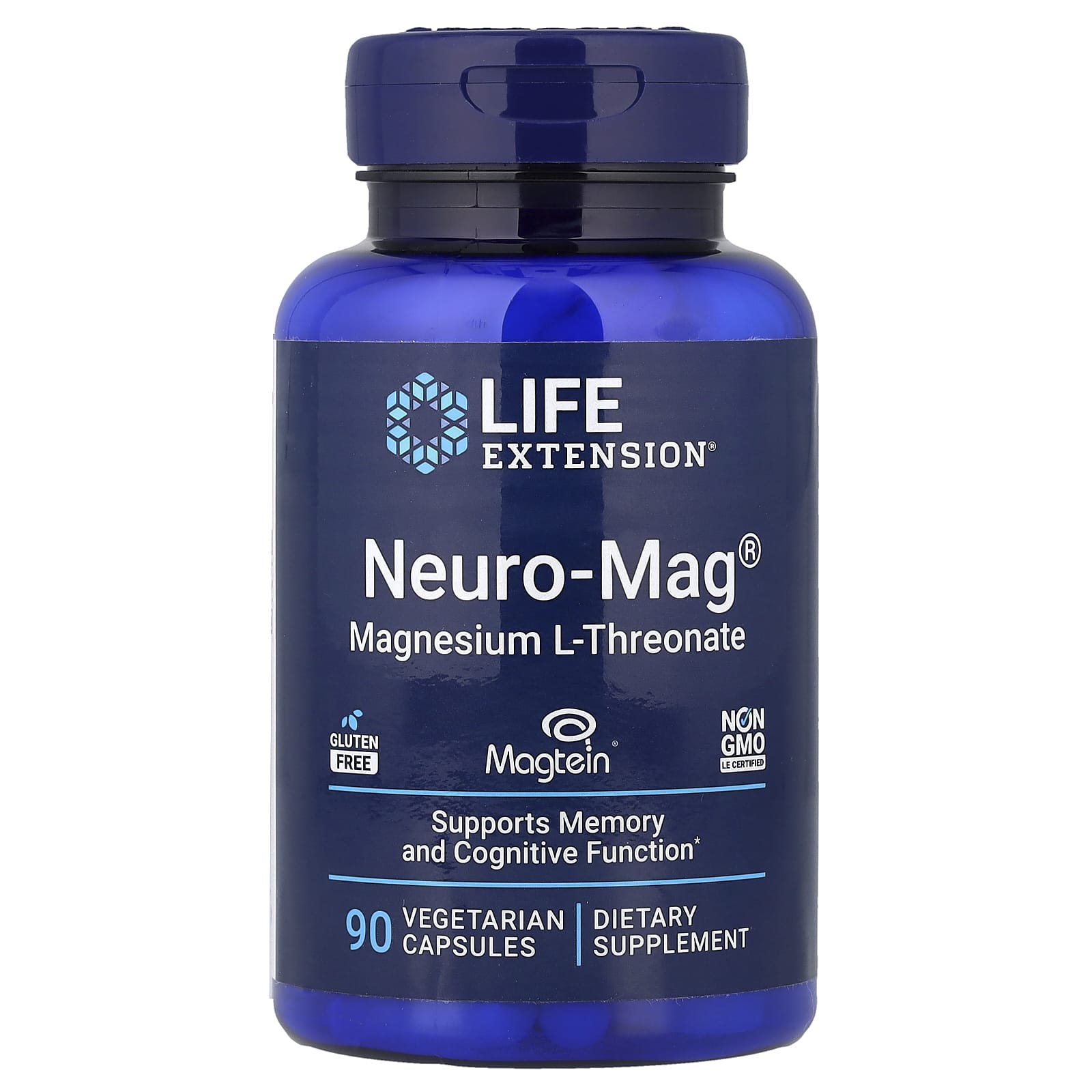 Life Extension Neuro-Mag®, Magnesium L-Threonate, 90 Vegetarian Capsules