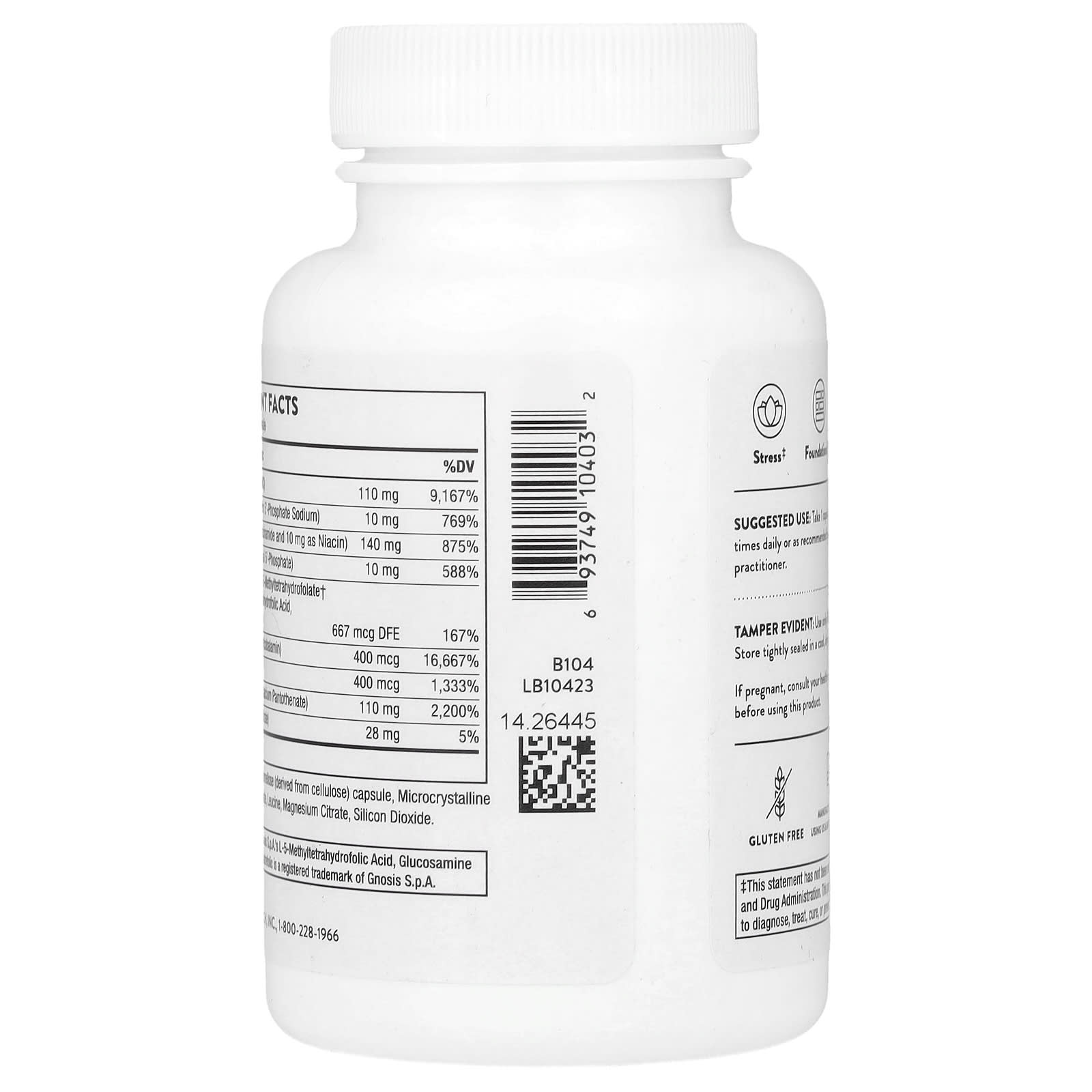 Thorne, Basic B Complex, 60 Capsules